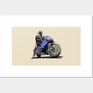 Biker Posters and Art